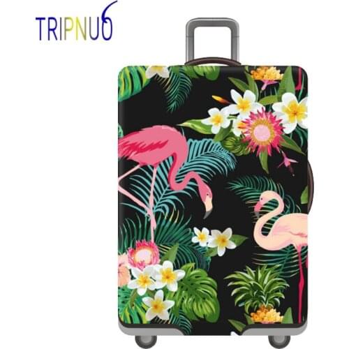 Flamingo Thicken Luggage Protective Cover 18-32inch Trolley Baggage Travel Bag Covers Elastic Protection Suitcase Case
