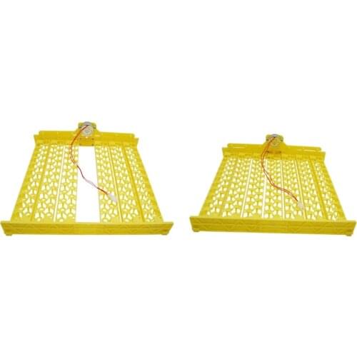 Egg Turning Tray For Poultry Egg Hatching Accessory Supplies DC110V Yellow