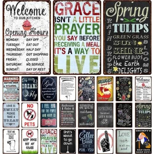 Warning Sign Iron Sheet Decoration Bathroom Sign Retro Colors Interesting Home Decor Kitchen Sign Love Is Sweet