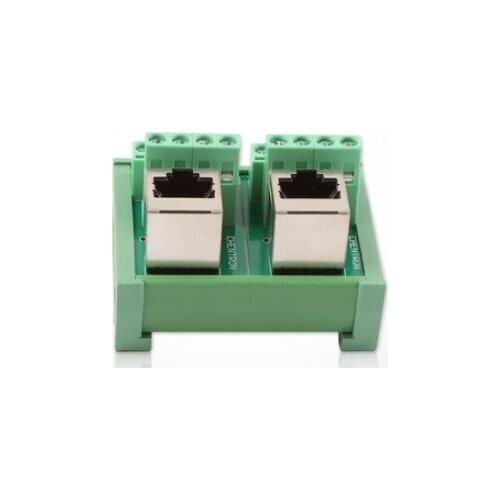 RJ45 network signal to terminal block