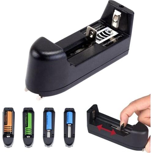 SOONHUA Battery Charger 3.7V Universal Rechargeable Battery Chargers US EU Plug Li-Ion Battery Charger Dropshipping