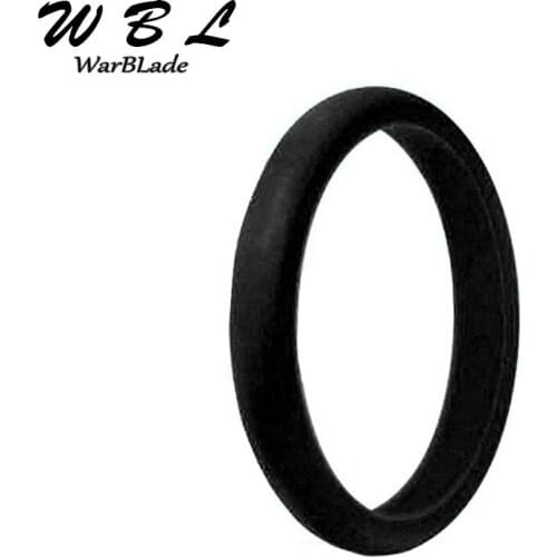 2019 New Hypoallergenic Crossfit Flexible Sports Silicone Finger Ring For Women Wedding Rings 2.7mm Food Grade FDA Silicone Ring