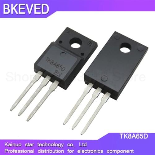10PCS TK8A65D TO-220F K8A65D TO220F TK8A65 TO-220 650V 8A new original