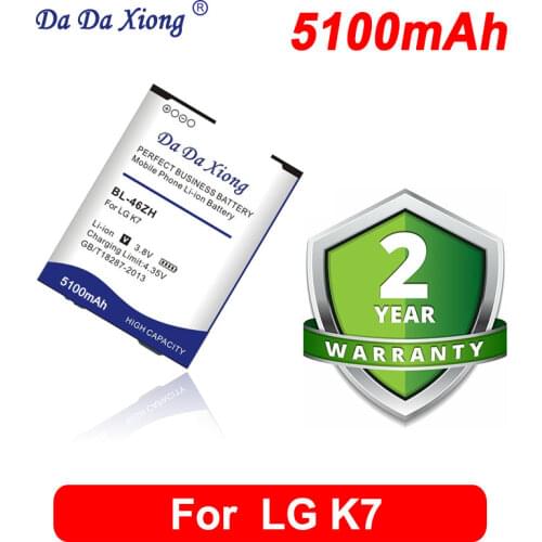 100% Original 4900mAh BL46ZH BL-46ZH Battery for LG AS330 K332 K350N K371 K373 K7 K8 K89 LS675 LS675 US375 X210 M1 M1V MS330