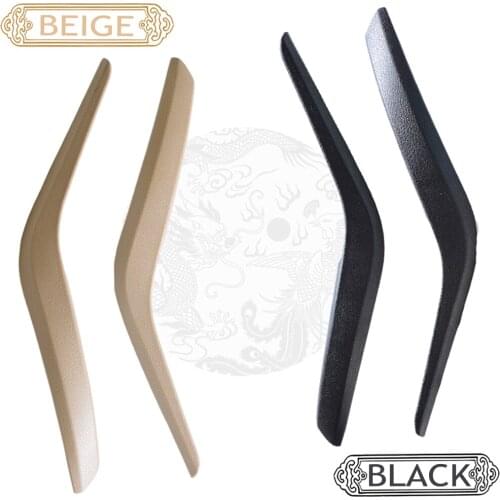 1 Piece Car Interior Door Handle Cover Armrest Trim Left Right For BMW X1 E84 16d/16i/18d/20d 2010-2016 ABS+PC Black Beige
