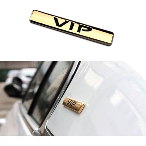 Auto 3D 100% Metal Glod VIP Body Side Decal Sticker for Car Truck Emblem Bagde Car Styling Auto Accessories Car Stickers