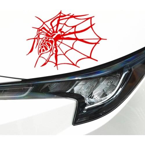 Car Stickers Spider Cobweb Funny Decoration Creative Decals For Windshield Trunk Auto Tuning Styling Vinyls D40