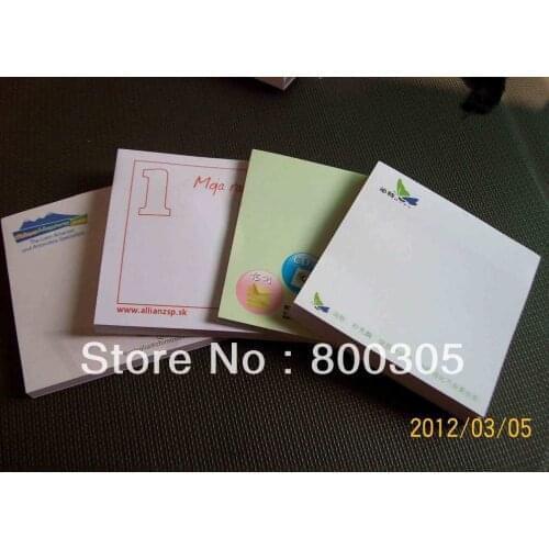 Custom logo memo pad note pad/notepad 75*75mm*25sheets 400pcs /lot