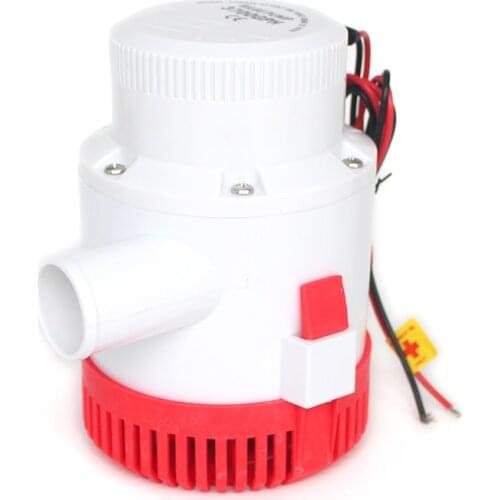 Large flow dc 12v 24v bilge pump 3500GPH electric water pump for boats accessories marin submersible boat water pump 12 24 volt