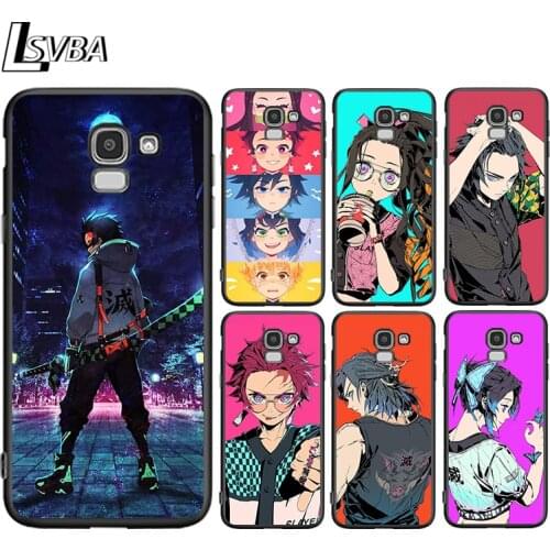 Anime Demon Slayer Kimetsu no Yaiba For Samsung Galaxy J8 J7 Duo J6 J5 Prime J4 Plus J3 J2 Core 2018 2017 2016 Phone Case