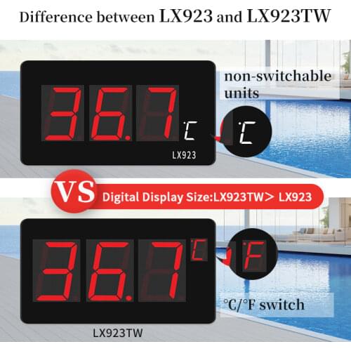 Water Temperature Sensor Hydrometer And Thermometer Probe Thermometer For Swimming Pool Aquarium