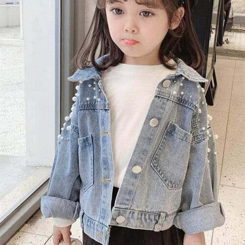 2021 Jeans Pearl Warm Kids Spring Autumn Boys' / Girls' Jackets & Coats Clothes Tops Sports Thicken Children Clothing Outwear Hi