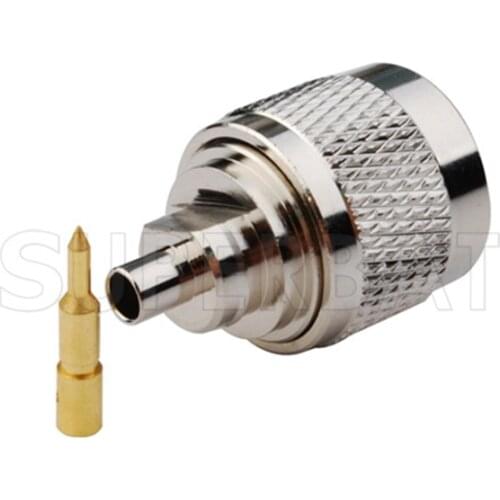 Superbat Antenna Mount Connector N Solder Plug Solder RF Coaxial Connector for Antenna End Terminal