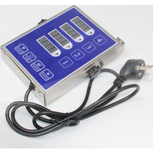Kitchen four calculagraph 4 channels timer reminder stopwatch commercial use kitchen multi channels timer
