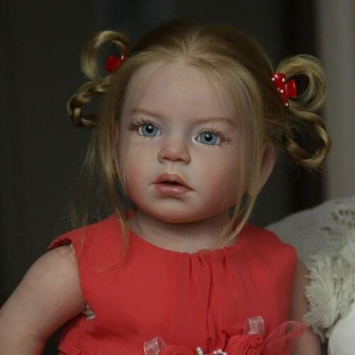 25 Inches DIY Doll Kit Reborn Toddler Princess Girl Unfinished Doll Parts