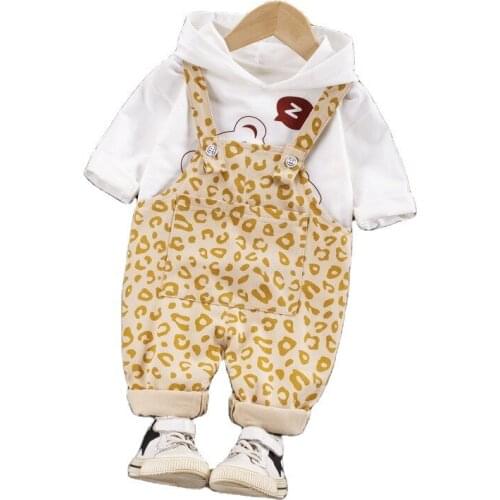 Fashion Children Outfits Autumn Baby Girls Clothes Boys Cartoon Casual Hoodies Pants 2Pcs/Sets Toddler Costume Kids Tracksuits