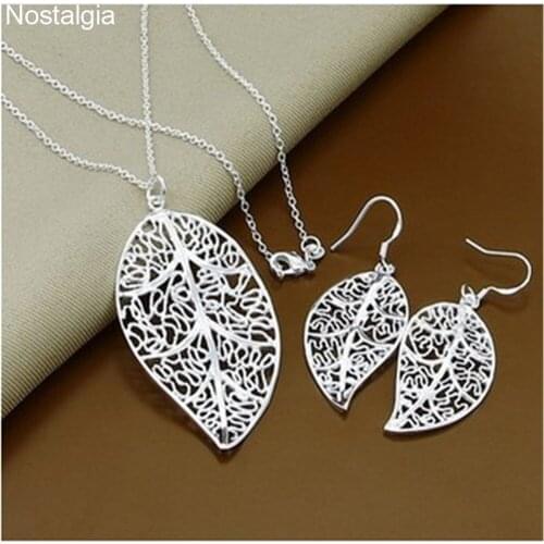Nostalgia Antique Metal Classic Leaf Earrings Fashion Europe Drop Women Dangly Earings 2020 Elegant Jewelry