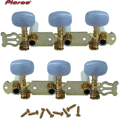 New 1SET Golden Classical Guitar String Tuning Pegs Machine Heads Tuners Keys Parts Guitar Parts & Accessories