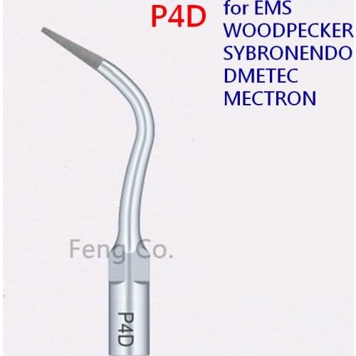 P4D Ultrasonic Scaler Tips Endo Perio Dental Scaling Fit EMS Woodpecker Handpiece Dentistry Instrument
