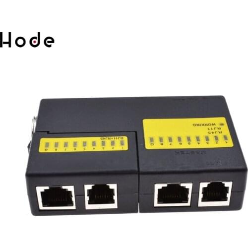 Professional RJ45 RJ11 Cat5e Cat6 Super Network Lan Cable Tester Test Tool