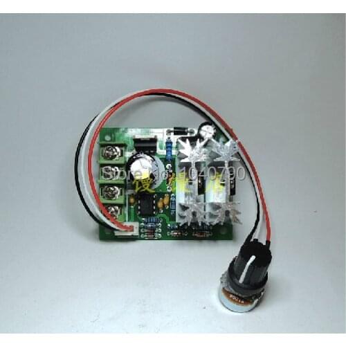 Reversible 6V-30V 3-10A Pulse Width PWM DC Speed Regulator Controller Switch with Reversing switch