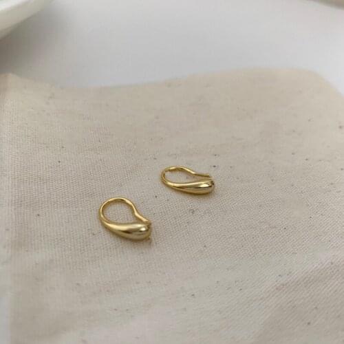 Water Drop Stud Earrings For Women Gold Color Small Earring Mini Studs Korean Pendientes Fashion Jewelry