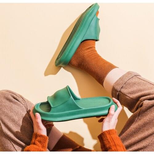 Womens flip-flops Men And Women Couple Home Soft Slippers platform slippers shoes Beach Outdoor Slides Sandals