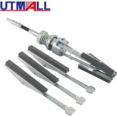 2 in 1 Exchangeable Engine Tool Brake Piston Cylinder Hone Tool Set With Flexible Shaft Range 51-177mm