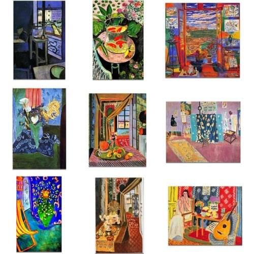 Henri Matisse Canvas Print Vintage Art Poster Painting Living Room Wall Decor