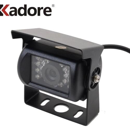 For Truck/Trailer/Pickups/RV Car Rearview Camera Backup 18 LED IR Night Vision Waterproof Infrared Ray Cameras 12/24V