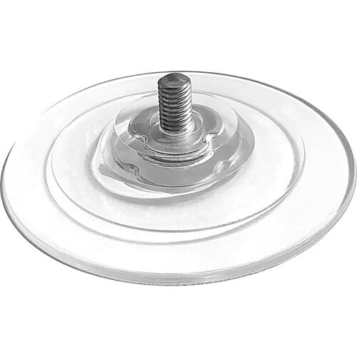 10pcs Transparent Strong Suction Cup with M8 Screw Household Suction Cup Hook Replacements for Glass Table Top