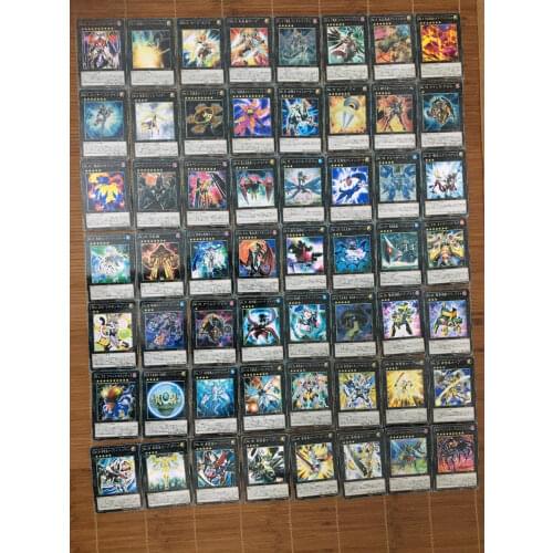 138pcs/set Yu Gi Oh No. Series Full Set Japanese or English DIY Toys Hobby Collectibles Game Collection Anime Ordinary Cards
