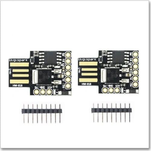 2pcs/lot Digispark kickstarter development board ATTINY85 module for arduino usb HW-018 Free shipping