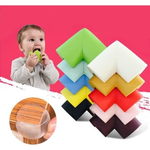 4Pcs Baby Safety Kids Table Desk Corner Guard Children Safety Edge Guards Children Protection Safe Corner Soft