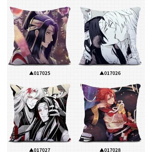35X35cm Anime Girl Pillow Sexy Anime Game Pillows Cover Kawaii Otaku Pillow School Girl Boyfriend Anime Cushion Dakimakura