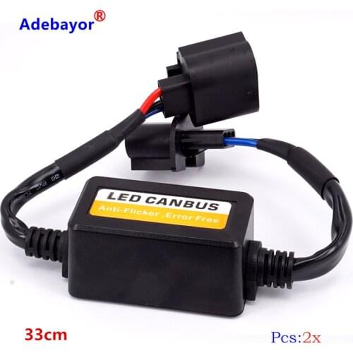 Free shipping 2pcs Car HID Xenon H13 Warning Canceller Decoder for HID H13 High low beam headlight lamp car accessories Adebayor