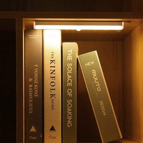 Wireless PIR Motion Sensor LED Night light 15/19/21/30/50cm LED Strip Bar Wall lamp for Closet, Wardrobe, Cabinet, Stairs, Hall