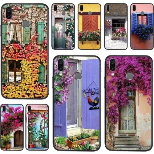 Black Shell Trend Cover 3D House With Flowers At Windows Gift Moins Cher For Xiaomi Mi11 Mi 11 Pro Ultra Lite 10T 10S Mi9 Poco