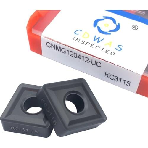 CNMG120412 UC KC3115 Carbide Inserts External Turning Tool Lathe Tools CNMG 120412 CNC Cutting Tool High Qualty For Cast Iron