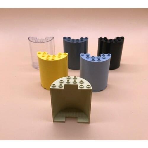 MOC-87926 wall parts cylindrical 3x6x6 DIY enlightenment assembly toy building block brick Education