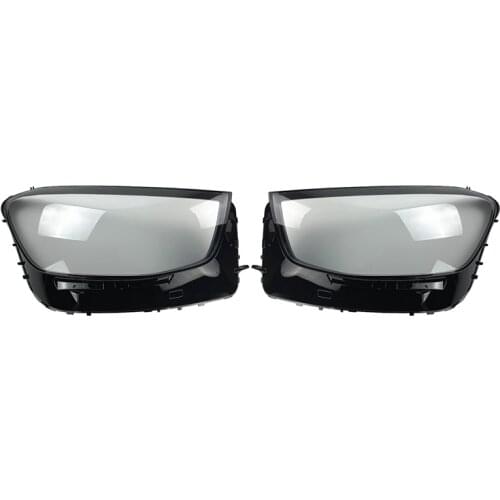 For Benz GLC W253 GLC200 GLC260 GLC300 2020 2021 Headlight Shell Lamp Shade Transparent Lens Cover Headlight Cover