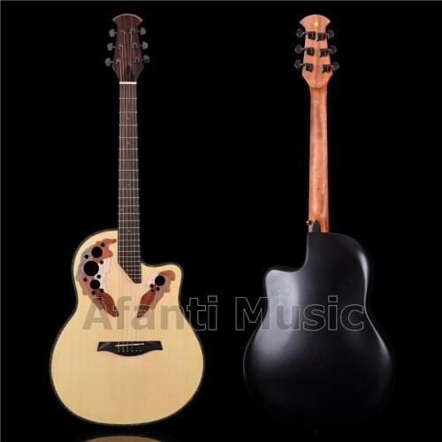 HOT! Afanti Music Super Roundback/ Carbon Fiber Back & Side Acoustic guitar (ANT-167)