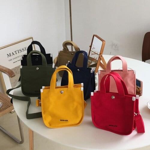 Small Canvas Handbags Crossbody Shoudler Bag Totes Outdoor Travel Bags