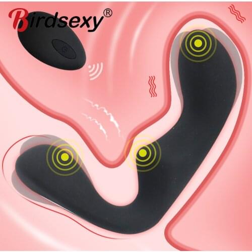 Remote Control Prostate Massager Male Masturbator Vibrator For Men Dildo Anal Plug Butt Plug Toys For Adults Sex Toys For Men