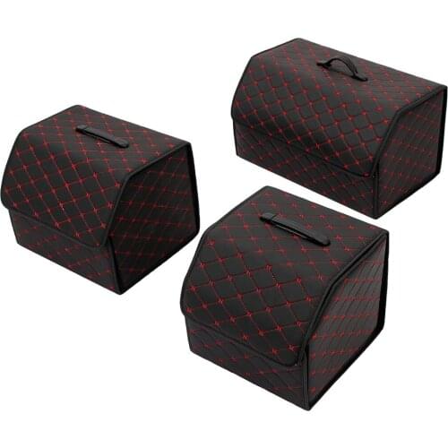Multipurpose Collapsible Car Trunk Storage Box with Lid Portable Car Storage Bag Car Trunk Storage Organizer