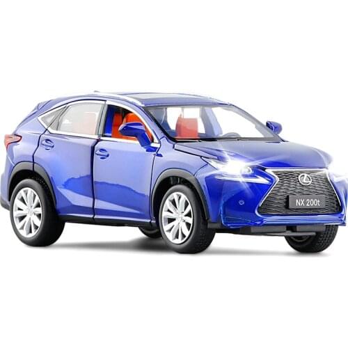 Diecast 1:32 NX200T Model Toy SUV Metal Alloy Simulation Pull Back Vehicles Kids Gifts