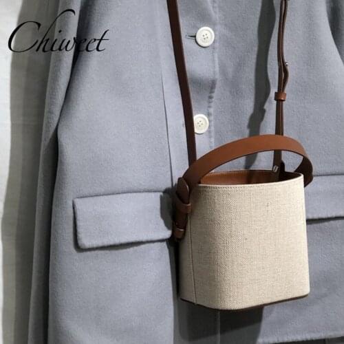 New Women Mini Bucket Bag Top-Handle Drawstring Composite Bags Brand Girls Casual Tote Designer Handbags Messenger Shoulder Bags