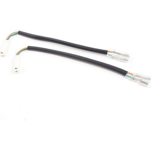 2 Pcs Turn Signals Wire Adapter Plug Motorcycle Connectors Accessories For Honda CBR 600 F2 F3 F4 F4i