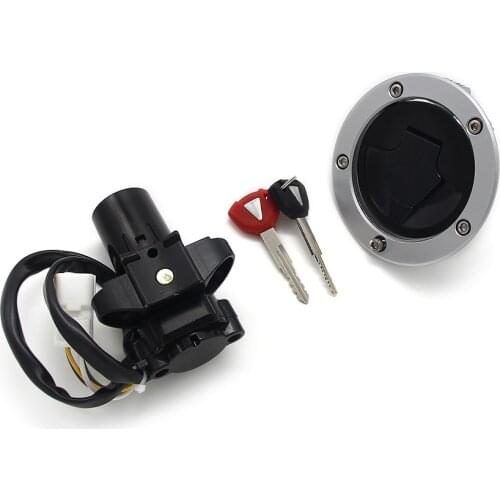 Motorcycle Ignition Key Switch Fuel Gas Cap Seat Lock Kit For Kawasaki ER650 ER6N 2012-2016 EX650 ER6F OEM:27005-0552 51049-0039