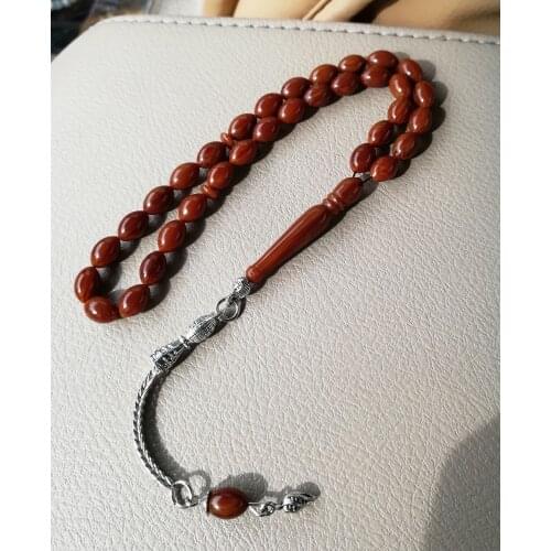 Resin Amber Prayer Beads Rosary turkey flag tesbih muslim islamic tasbih misbaha masbaha tespeeh sibha subha ottoman jewelry